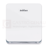 Satino Falthandtuch-Spender Hyginity, Interfold, klein, weiß, 301x349x128 mm (BxHxT)